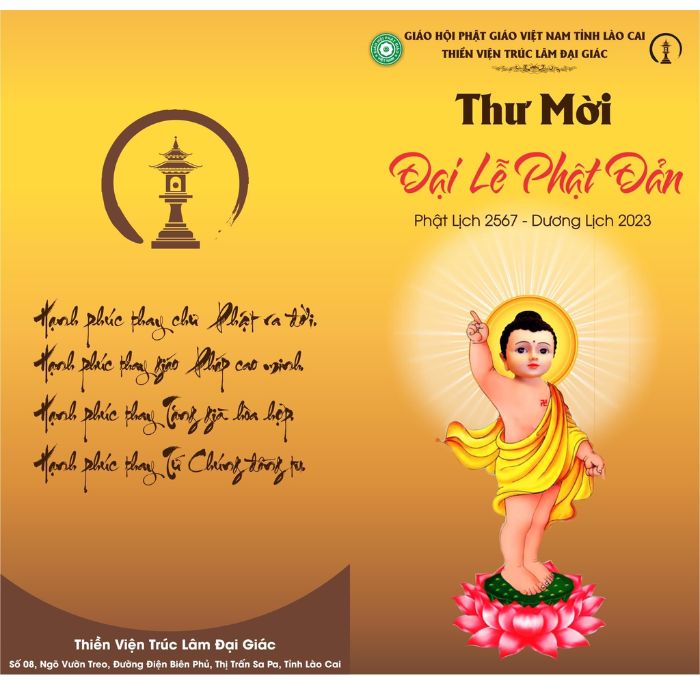 Thư mời tham dự Đại lễ